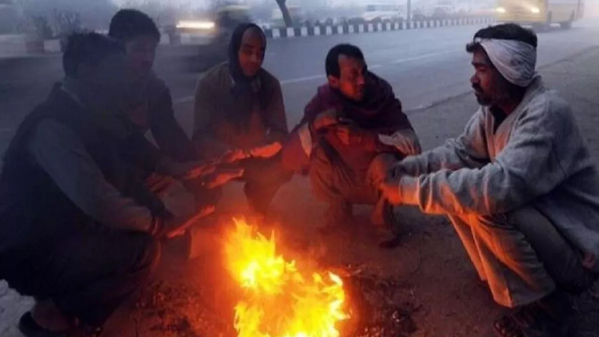 MP और UP में ठंड का कहर, कोल्ड वेव अलर्ट जारी