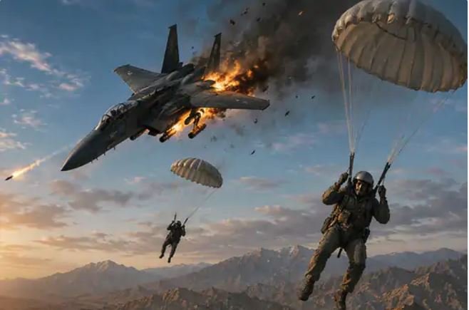 ईरान के पहाड़ों में छिपा था अमेरिकी पायलट