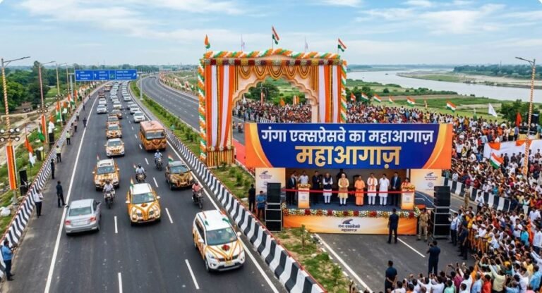 गंगा एक्सप्रेसवे-उत्तर प्रदेश के विकास की नई रफ्तार