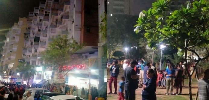 भूकंप के जोरदार झटके