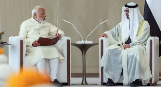 पीएम मोदी के अबू धाबी दौरा