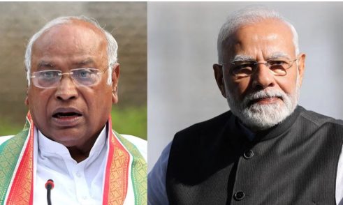 SRCC में मोदी का संवाद, खड़गे का पलटवार