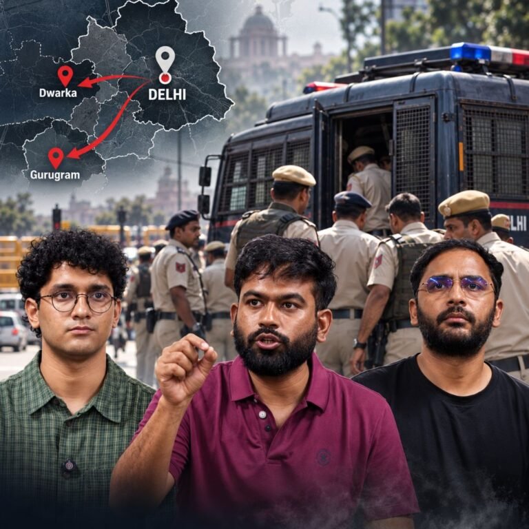 CJP प्रदर्शन मामला: दीपके, रांका और सौरव दास को कोर्ट में किया गया पेश, आज भी प्रदर्शन की तैयारी