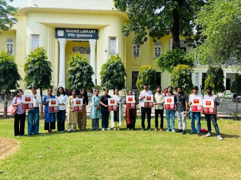 ‘शब्द रंग’ साहित्य महोत्सव के पोस्टर का विमोचन